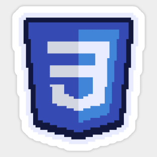 CSS3 PixelArt Sticker